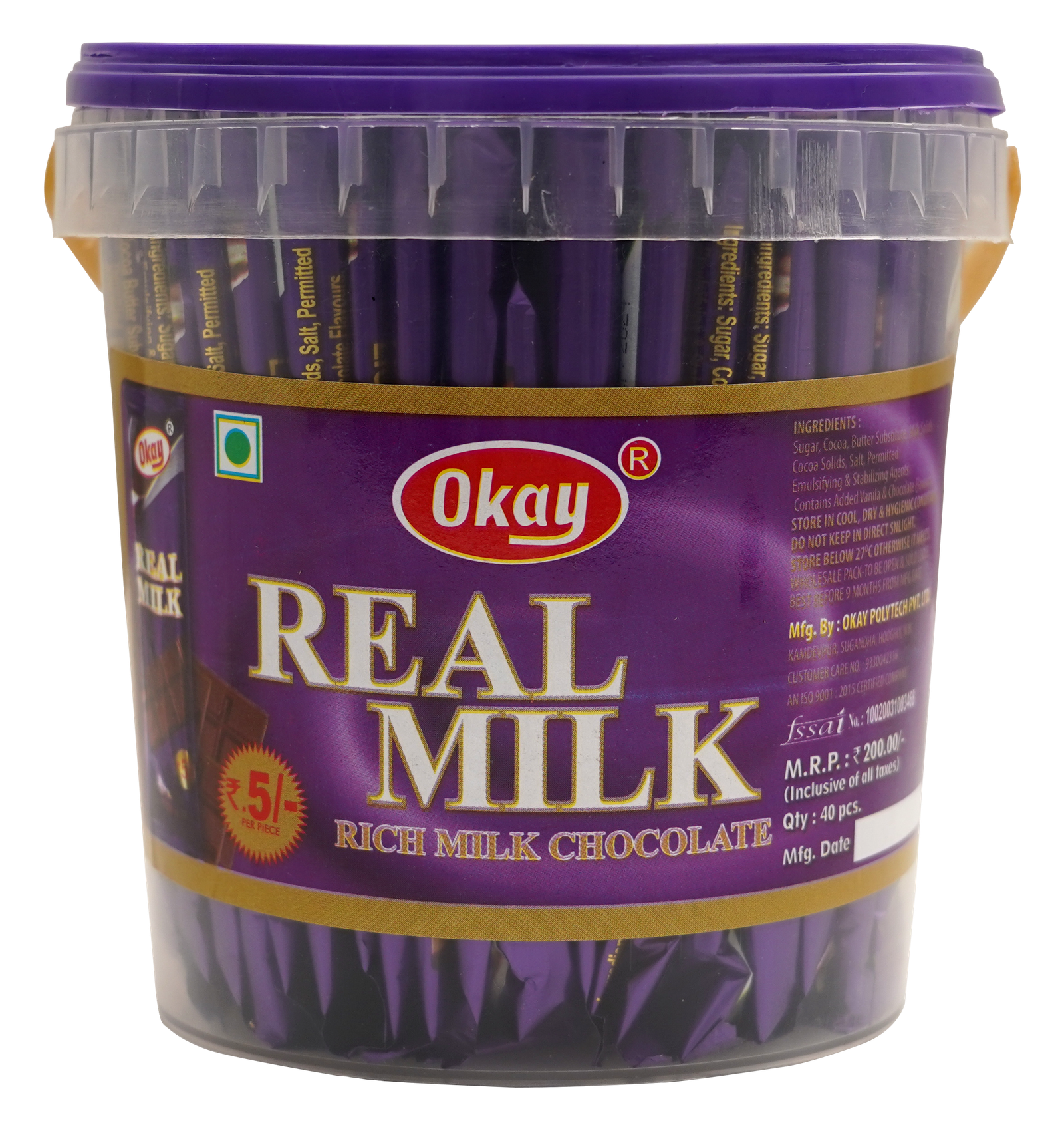 Real Milk ( Bucket )